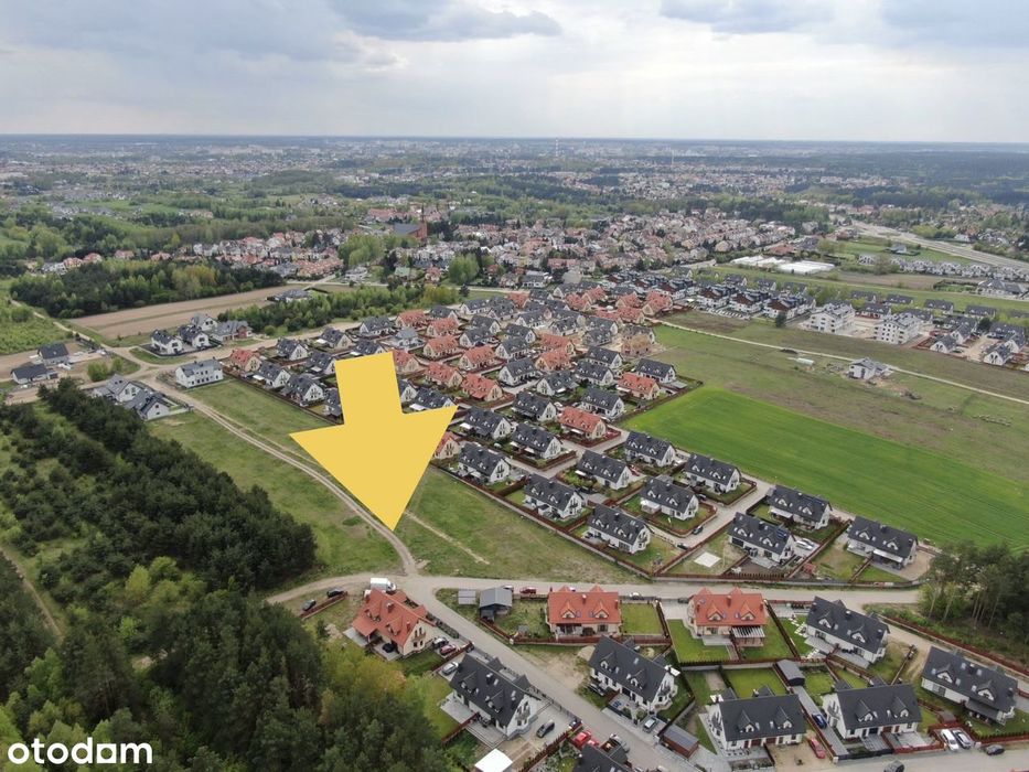 Buduj od razu! 862 m² wszystkie media 11 min do centrum Jaroszówka Las