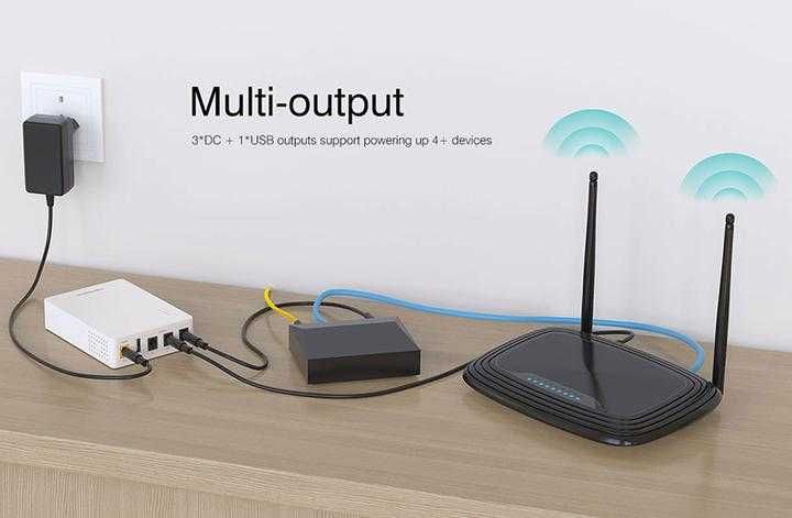 Мини ИБП для роутера Marsriva KP3 10000Ah,DC+USB OUT 5V/9V/12V, 2А/18W