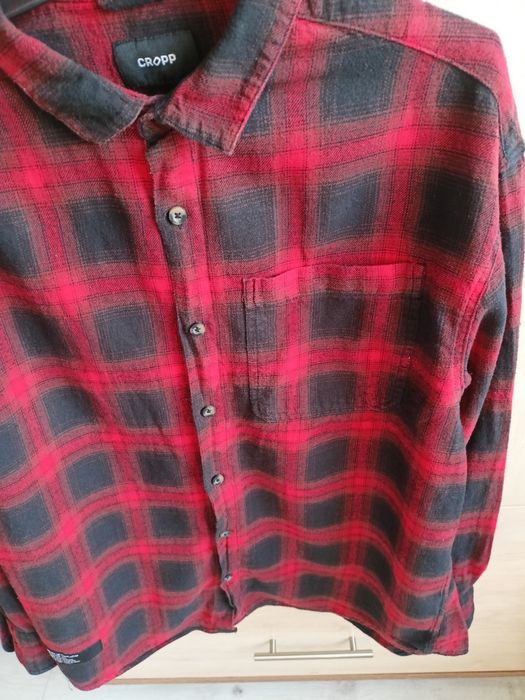 CROPP, koszula w kratkę, comfort fit, roz. M, bardzo dobry stan