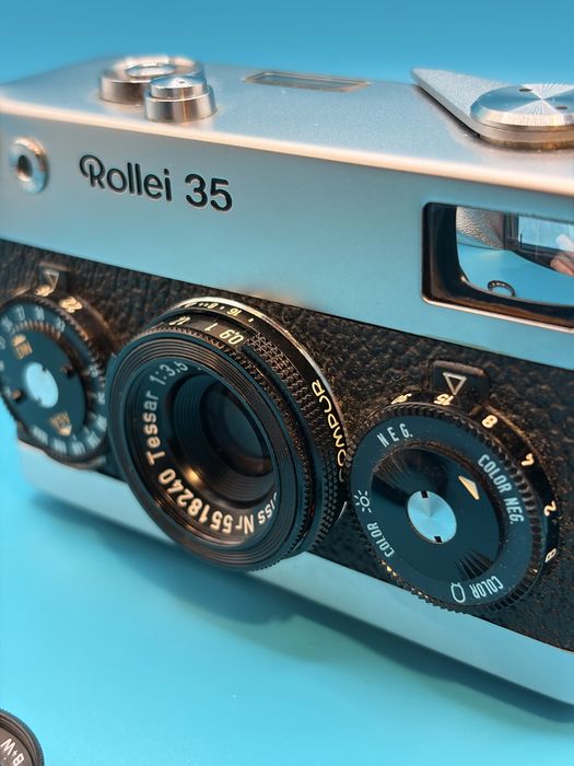 Rollei 35 Carl Zeiss Tessar + filtr UV + etui