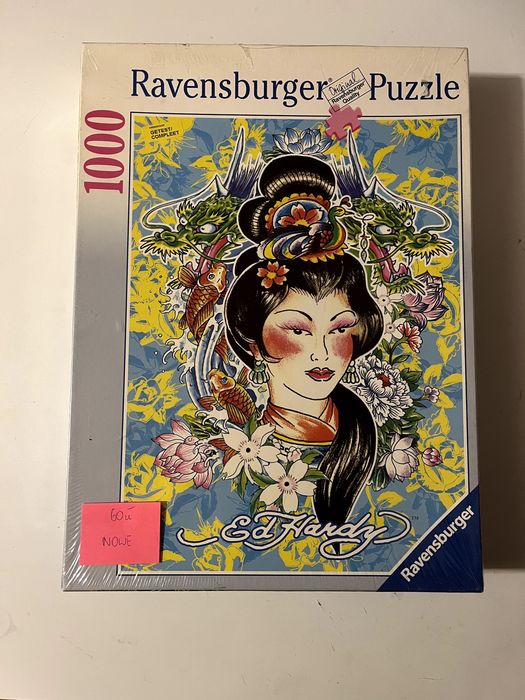 Puzzle Ravensburger Ed Hardy "Geisha" 1000 el. nowe
