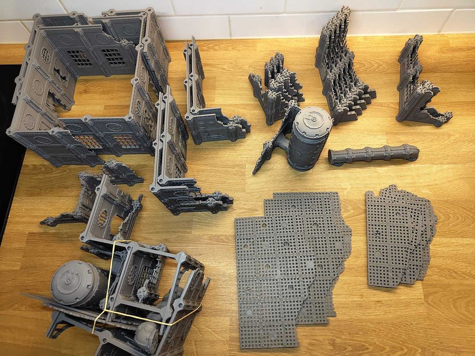 Zestaw ruin do gier bitewnych Set-1 | Druk3D