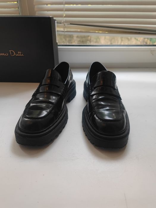 Шкіряні туфлі Massimo dutti