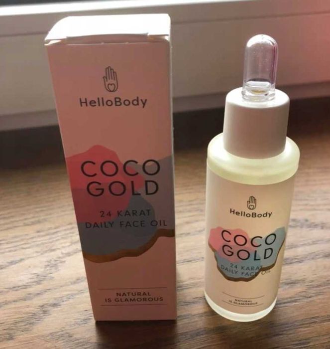 HelloBody Hello Body olejek do twarzy coco gold nowy 30ml
