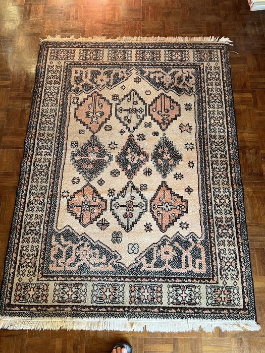 Tapete Estilo Tribal Geometrico - excelente estado