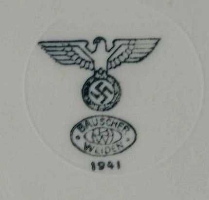 Тарілка.Третій Райх, Bauscher Weiden.Вермахт 1941 р.