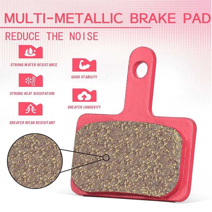 Klocki hamulcowe do hulajnogi Kukirin G3 Pro - Multi-Metallic