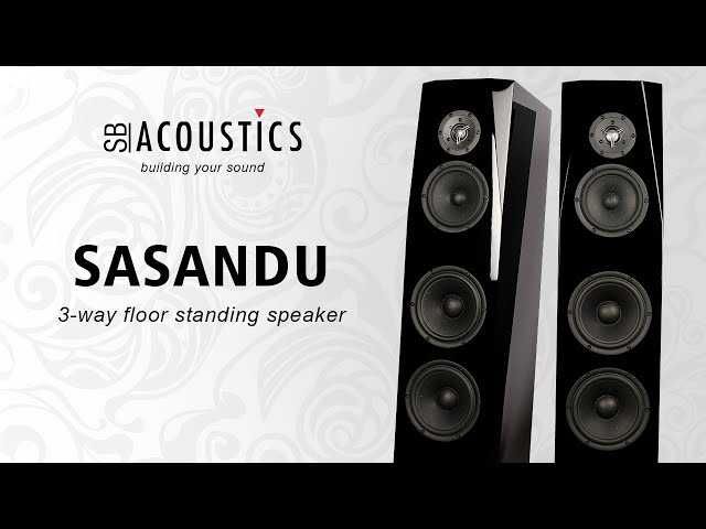 NOWA Obudowa głośnikowa SB Acoustics do kitu Sasandu czarny High-End