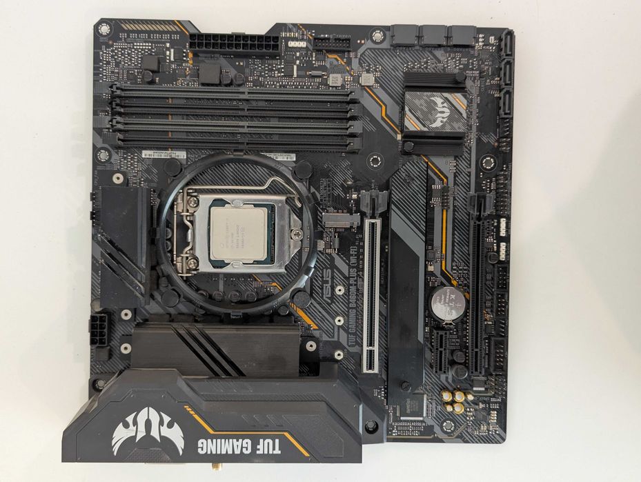 Processador Intel Core i7-10700F + Motherboard ASUS TUF Gaming B460M-Plus + Cooler