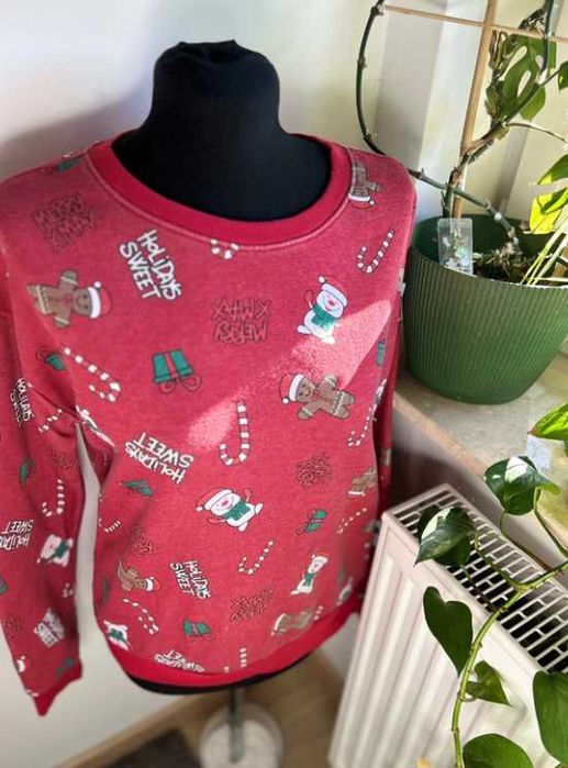 bluza swieta m czerwona