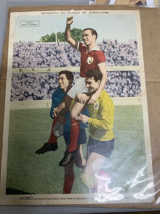 Separatas Mundo de Aventuras Futebol anos 50