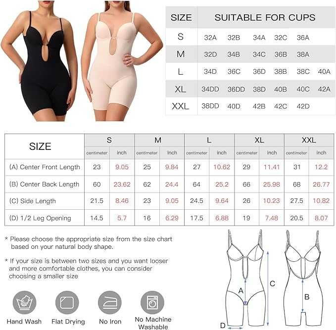 Body modelujące wyszczuplające beżowe L Slimers