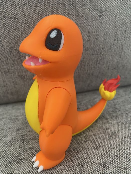 Charmander impresso em 3D