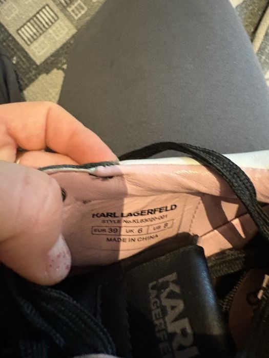 Skórzane sneakersy Karl Lagerfeld KREW kl 39