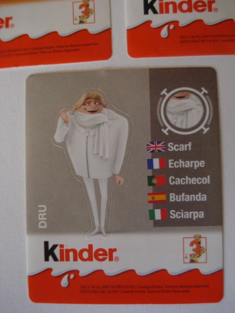 Autocolantes Kinder