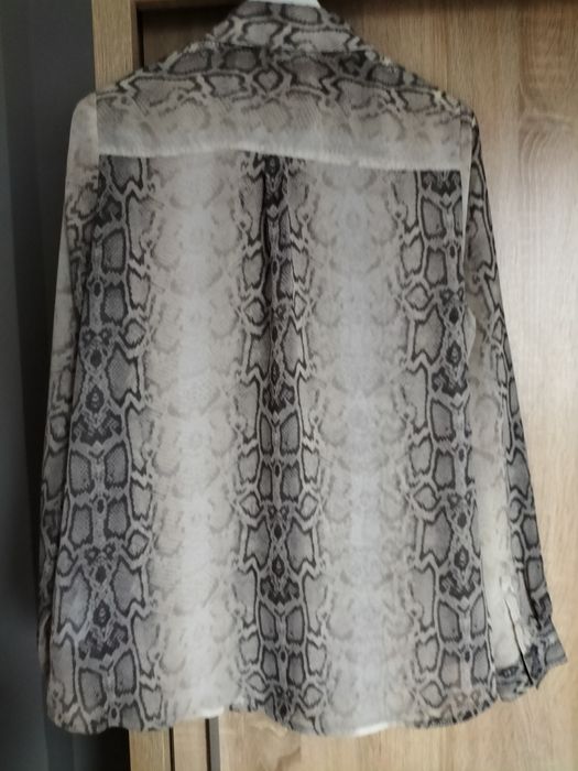 super bluzka długi rękaw  damska 42 w zwierzęcy print