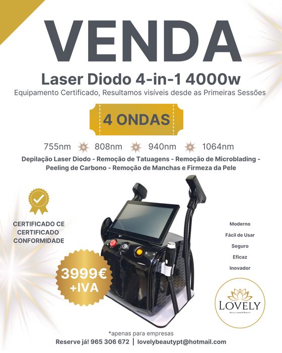Equipamentos de Estética Avançada - Última Geração - PARA EMPRESAS