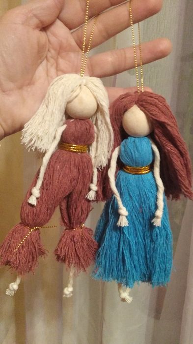 Лялька натуральний хлопок 18 см