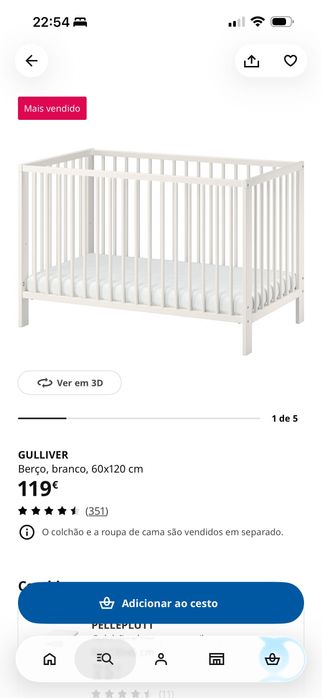 Cama de bebe IKEA