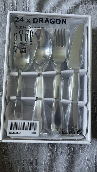 IKEA набор столовых приборов - 24 предмета