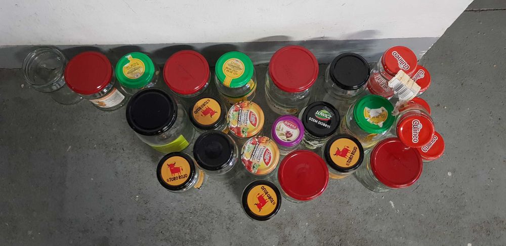 Słoiki różne wielkości