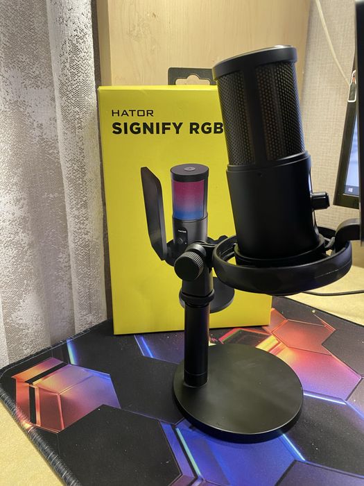 Мікрофон Hator Signify RGB (HTA-510): 1 200 грн. - Комплектуючі та ...