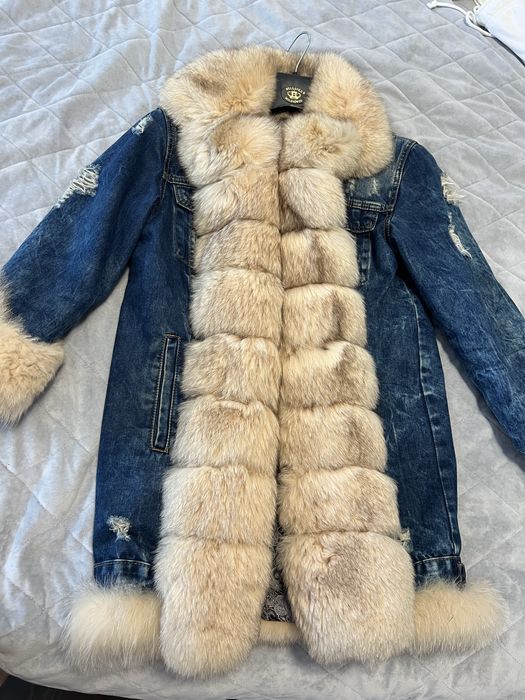 Parka zimowa z naturalnym futrem