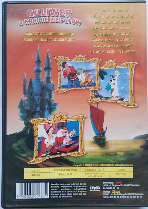 Guliwer w krainie Liliputów film animowany