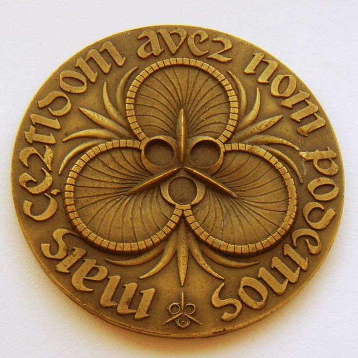 Medalha de Bronze Militar Exército Espada Dos Pátrios Feitos Valerosos