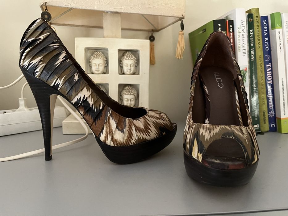 Sapato Aldo aberto stileto