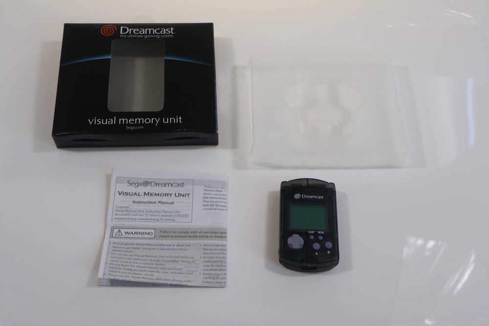 Visual Memory VMU karta Pamięci Sega dreamcast Box jak NOWA HKT-7000