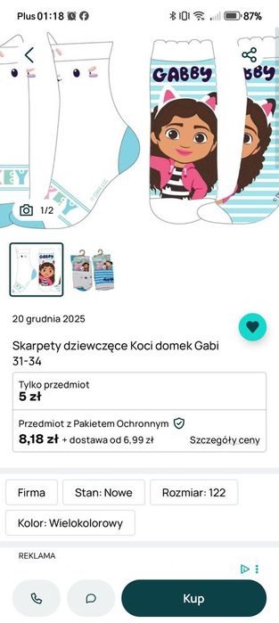 Zestaw skarpet i majtek