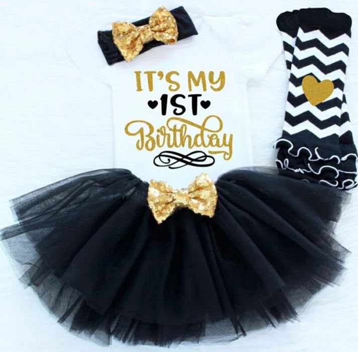 Strój ubranko na roczek dla dziewczynki 80 cm . Zestaw na roczek