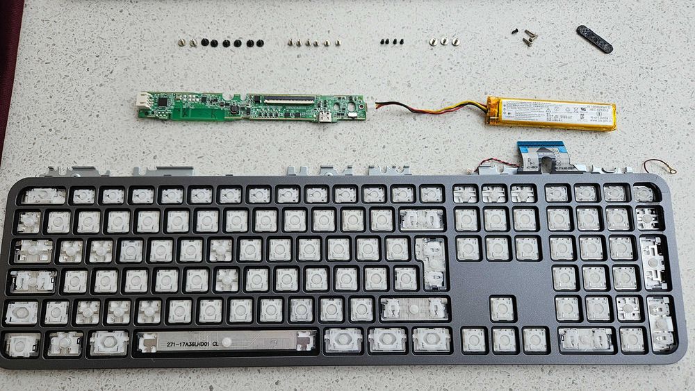 Logitech MX Keys / Mini - ремонт/чистка/запчастини, клавіші та механіз