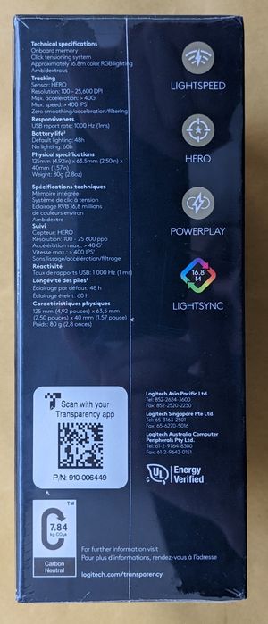 Logitech G PRO Wireless Gaming Mouse League of Legends Edition Новые