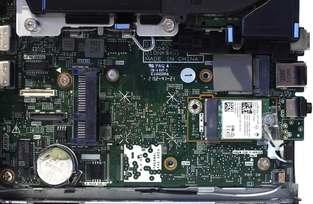 Неттоп Dell OptiPlex 5000 micro (i5-12500T/8GB DDR4/m.2/Wi-Fi/WIN)