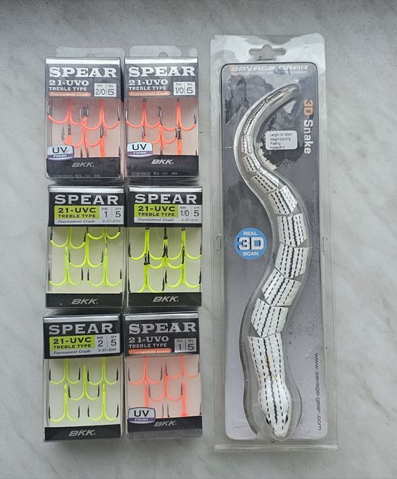 Kotwice BKK Spear UV + gratis