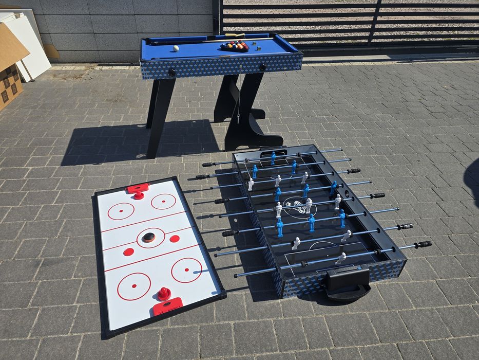 Stół 4w1 piłkarzyki cymbergaj bilard pingpong