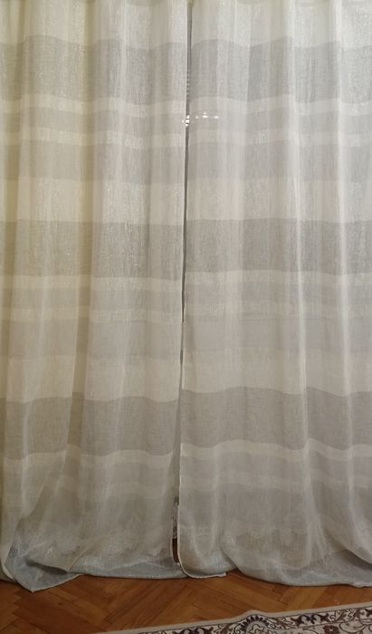 Занавіски на вікно льонові