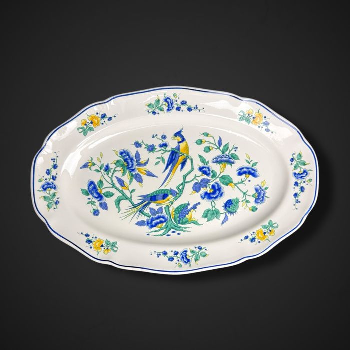Półmisek porcelanowy i sosjerka Villeroy & Boch Phoenix Blau b5/100529