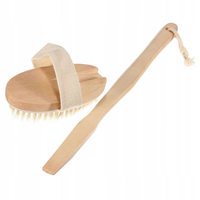 Szczotka do masażu i mycia ciała z miękkim włóknem