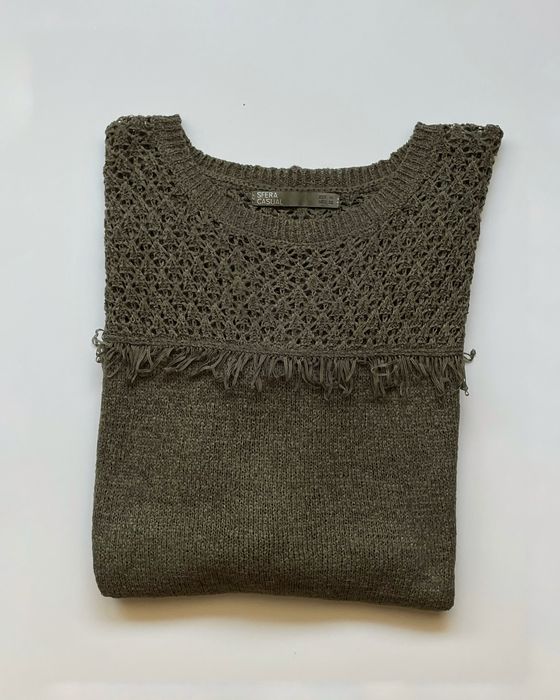 Camisola oversized em verde da Sfera M