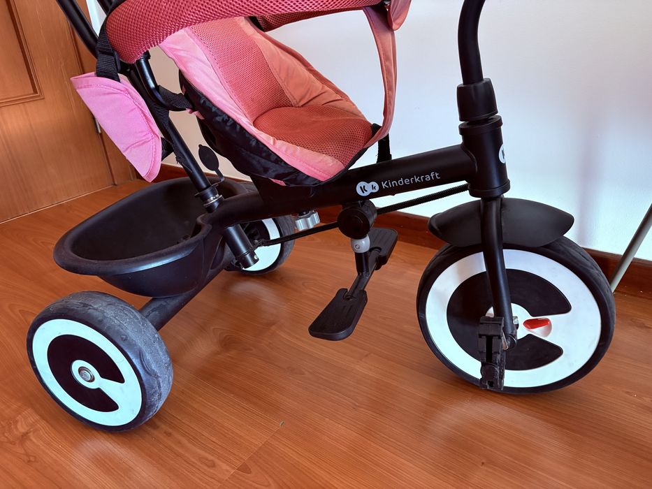 Triciclo KINDERKRAFT Aveo Rose Pink (6 em 1)