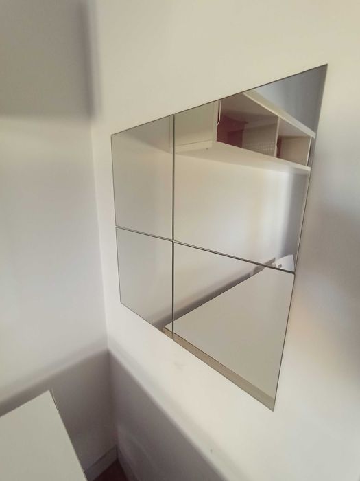 Conjunto espelhos quadrados