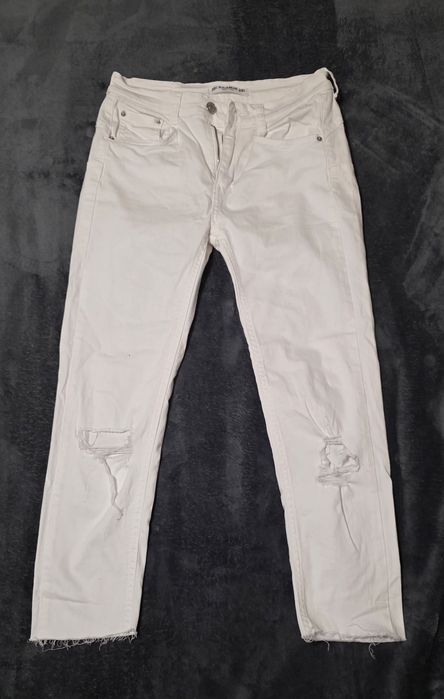 Calças de algodão e ganga Pull&bear