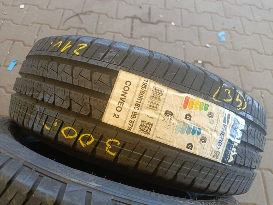 Nowe opony letnie 195/60/16c Fulda 4 sztuki 2021r