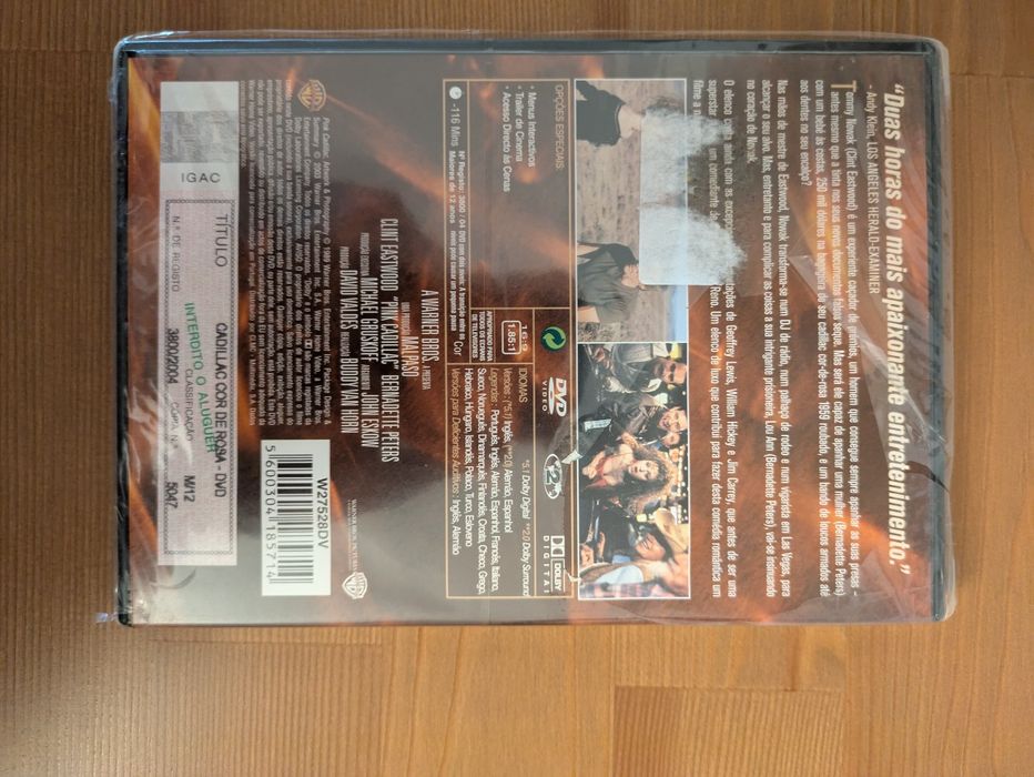 DVD NOVO e SELADO - " Cadillac Cor de Rosa " 1989