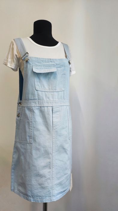 Джинсовий сарафан жіночий + футболка