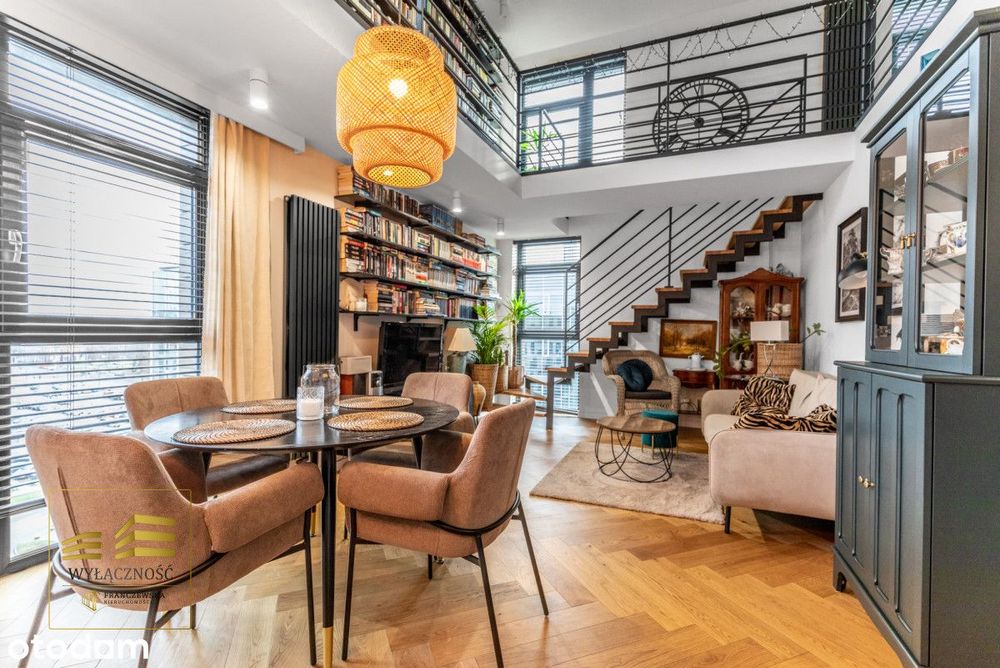 Nowoczesny apartament z antresolą, Nałęczowska