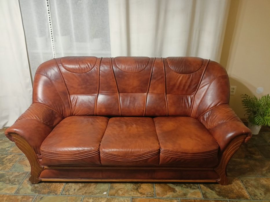 Skórzana sofa, kanapa